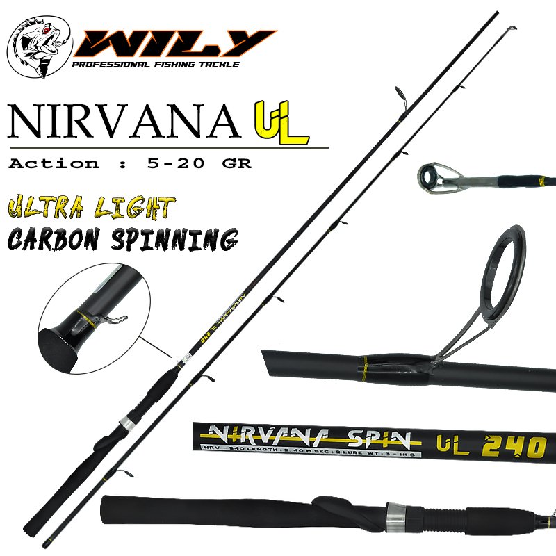 Wily Nirvana UL  270 cm  Spin Kamış 5-20 gr