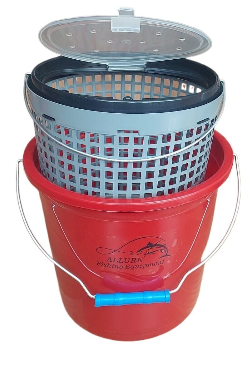 KUTU 9 LT RENKLİ ECO SÜZGEÇLİ BALIKÇI KOVASI