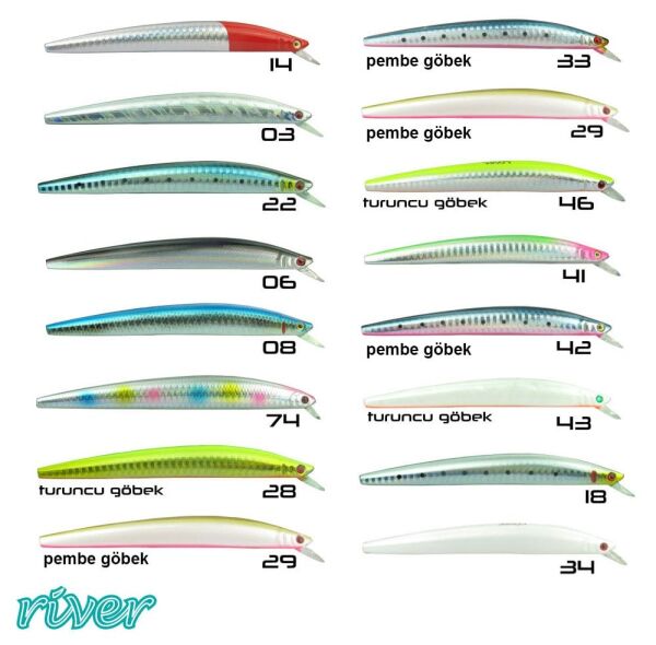 River Treble Devil 120F 12cm 15Gr 0.3-0.6mt 22