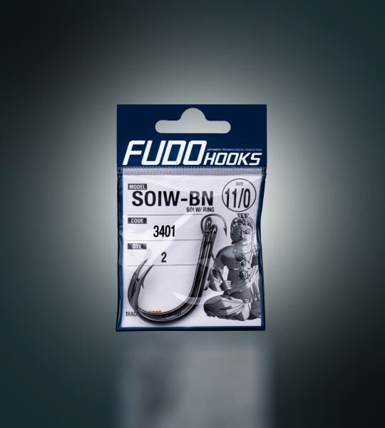 3401 SOI W/RING #11/0 BLACK NIKEL 2P