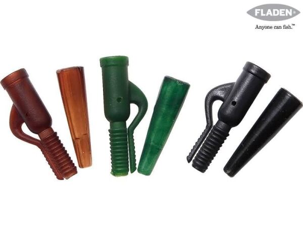 Fladen Safety Kurşun Klipsi 5P Kahve