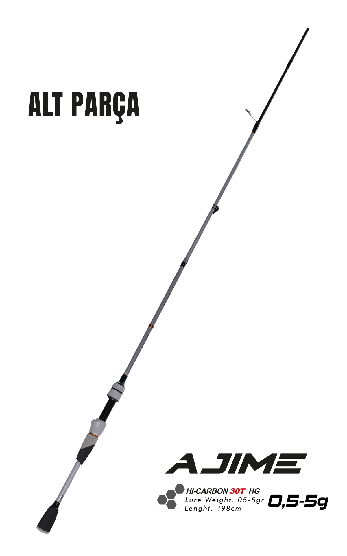 Fujin Ajime 198cm 05-5gr LRF Kamışı #2 Alt Parça