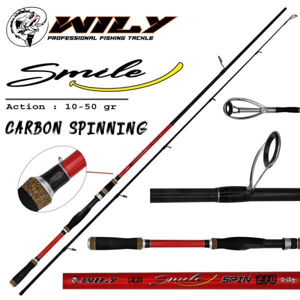 Wily Smile Spin Kamış 10 - 50 gr
