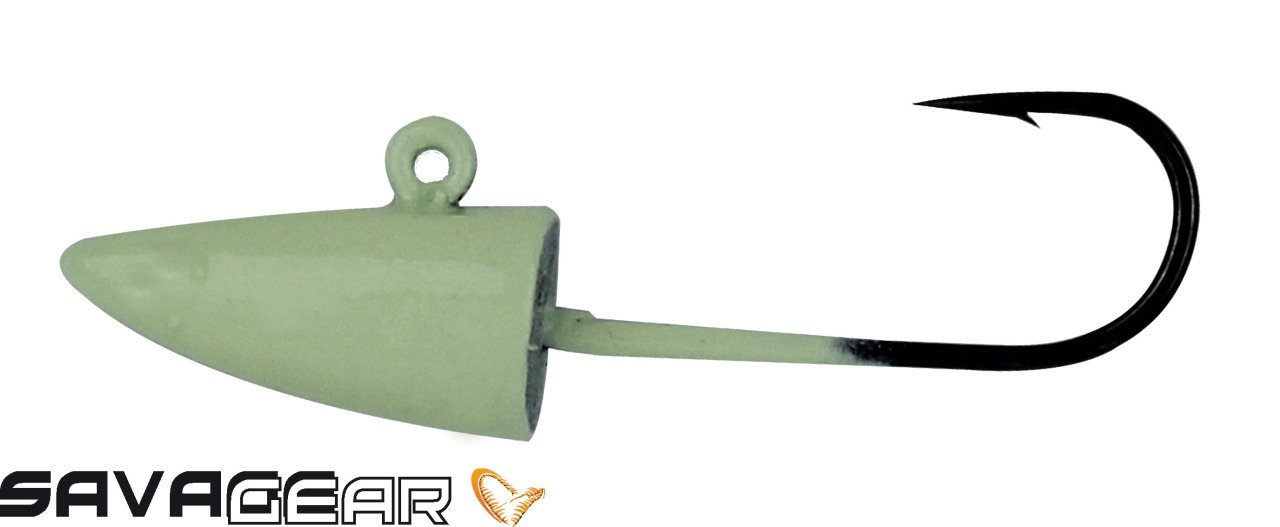 Savage gear LRF Micro sandeel jigghead 1,5g #8 4pcs Glow Sahte Balık