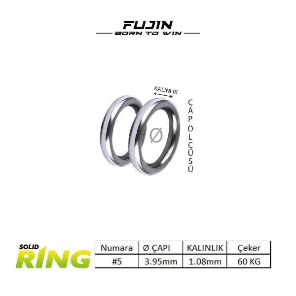 Fujin Solid Ring Halka 5 No
