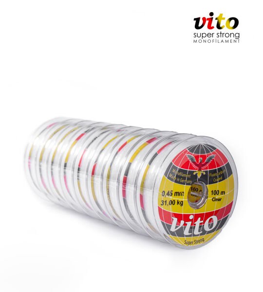 VİTO 0,45 100M YEKPARE MİSİNA ŞEFFAF