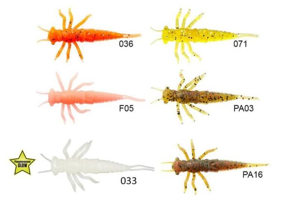 Lucky John Nayada 2'' (5 cm) 9p Silikon Yem