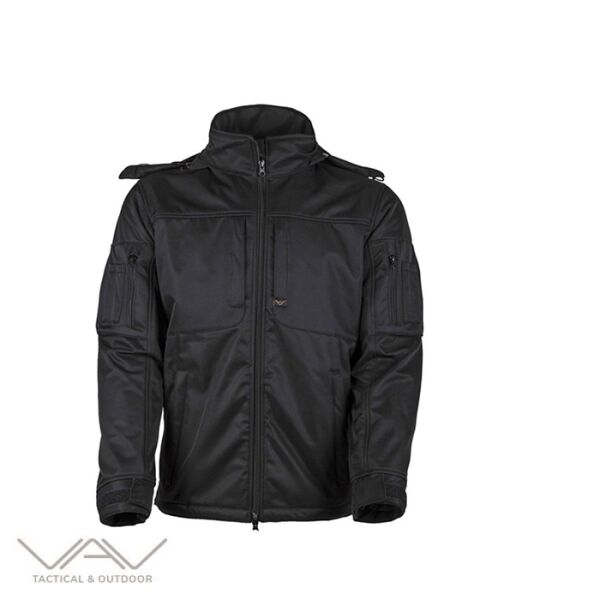 VAV Shell HT-01 Softshell Mont Siyah - XXS