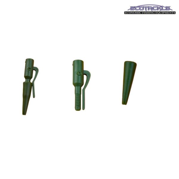 Ecotackle Safety Siyah Clips 10p