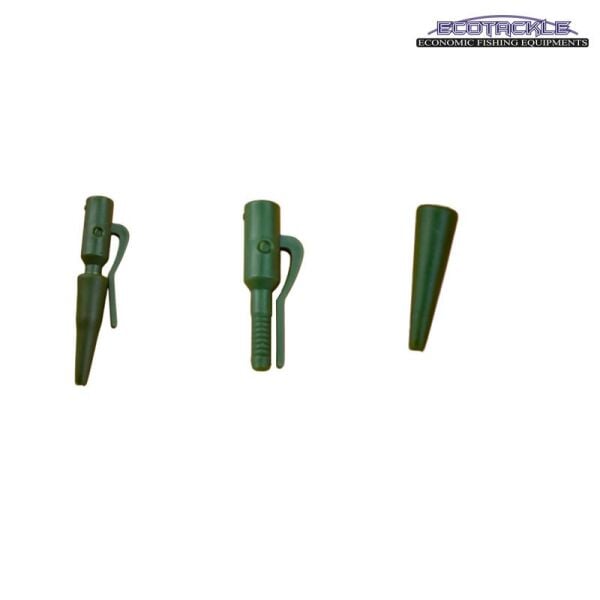 Ecotackle Safety Siyah Clips 10p