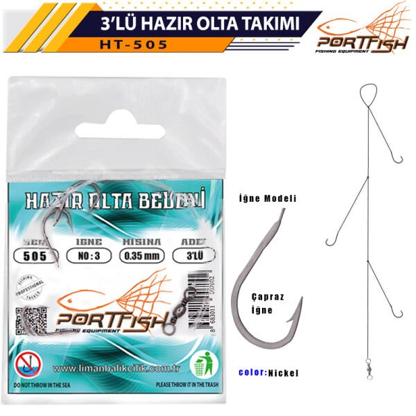 Liman 505 Üçlü Hazır Yemli Hırsız Takım