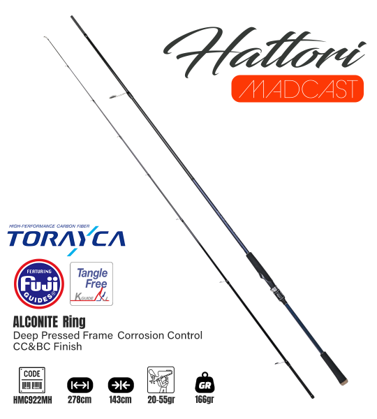 Fujin Madcast 278cm 20-55gr Spin Kamışı