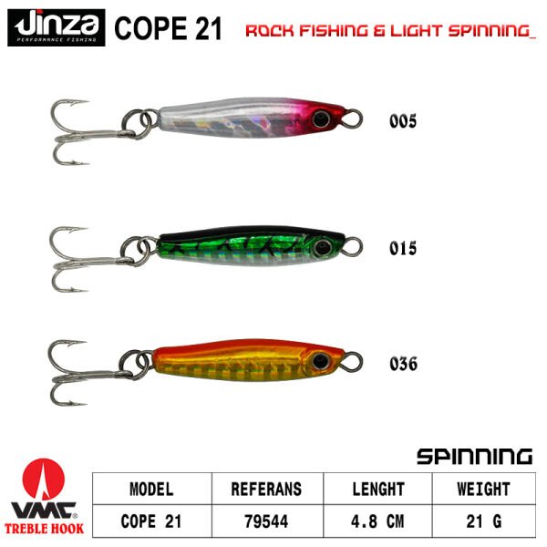 Jinza Cope 21 gr Light Jig 48 mm