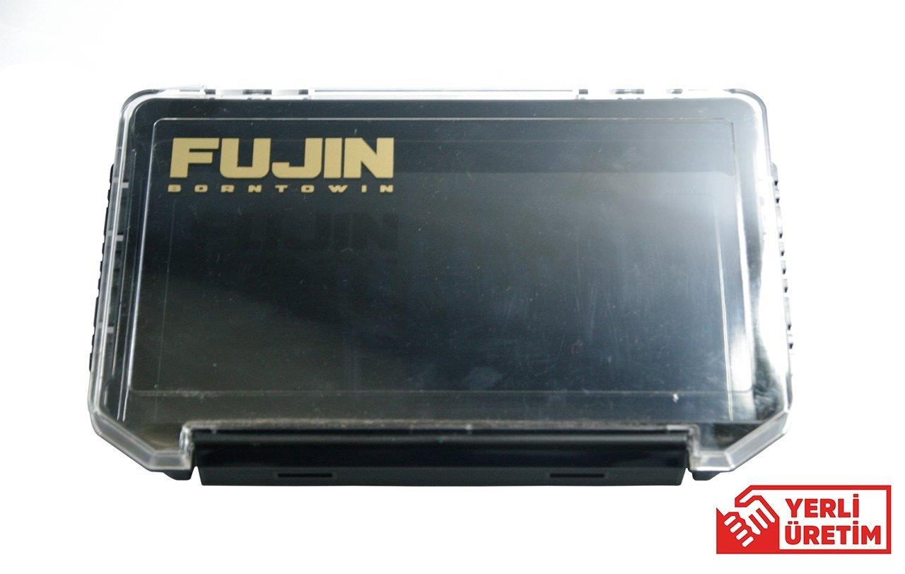 Fujin Tackle Box 30PC İnce Maket Balık Kutusu Siyah