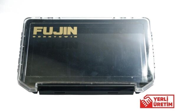 Fujin Tackle Box 30PC İnce Maket Balık Kutusu Siyah