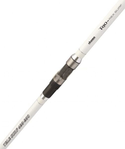 Okuma Trio Rex Tele Surf 425 cm 6 Parça White Surf Kamışı