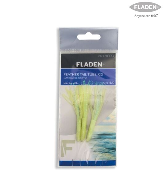 FLADEN SABIKI FEATHERED TAIL RIG  LUMI 4/0 3K
