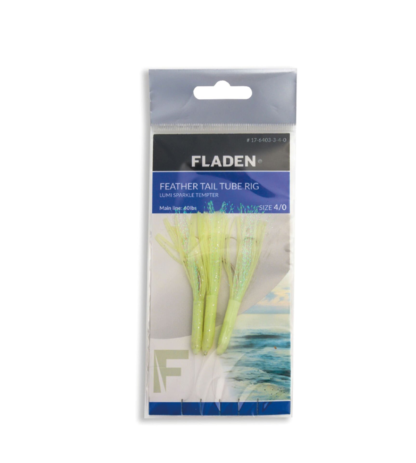 FLADEN SABIKI FEATHERED TAIL RIG  LUMI 4/0 3K