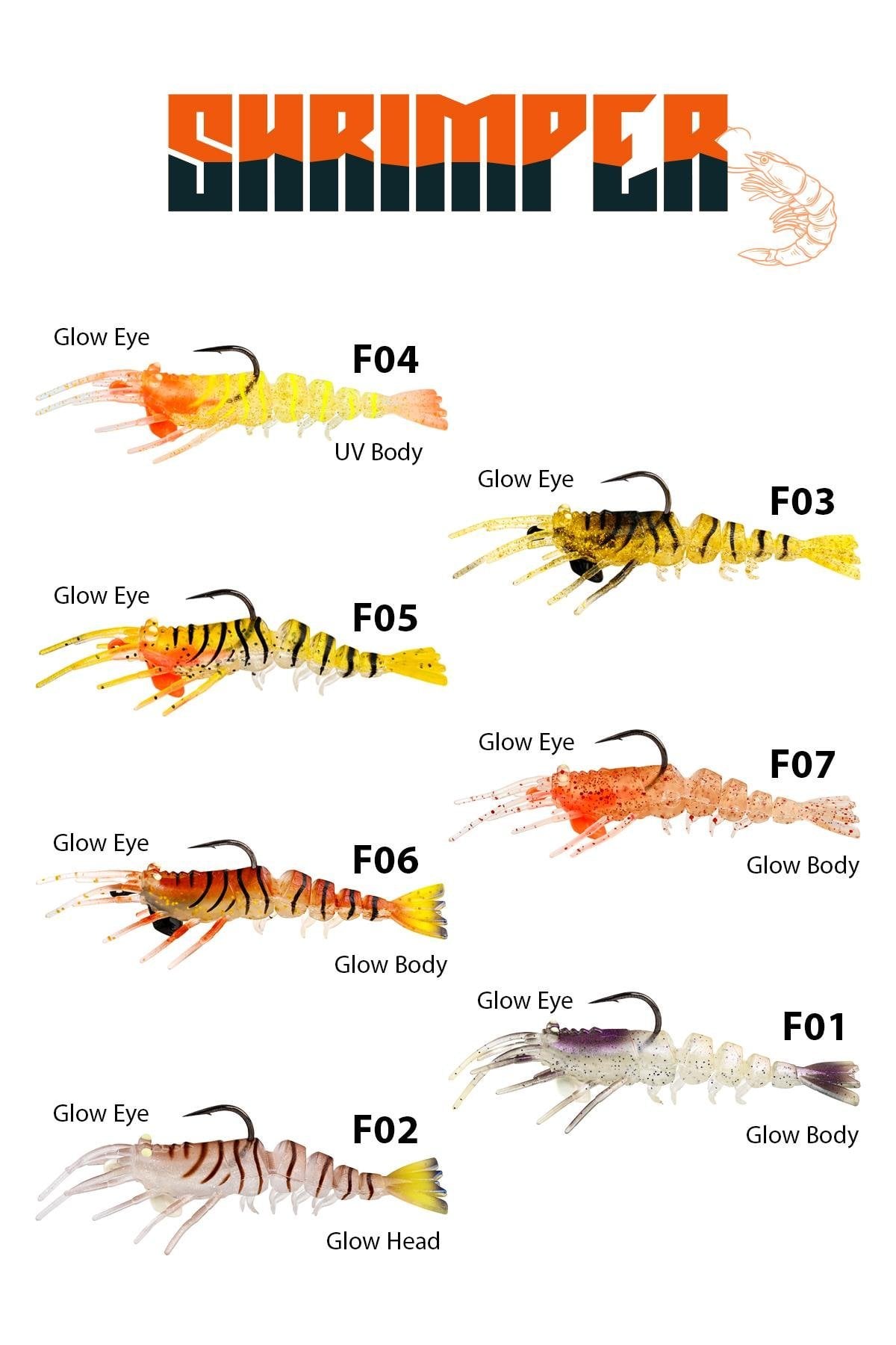 Fujin Shrimper 75mm 8.5gr Silikon Karides