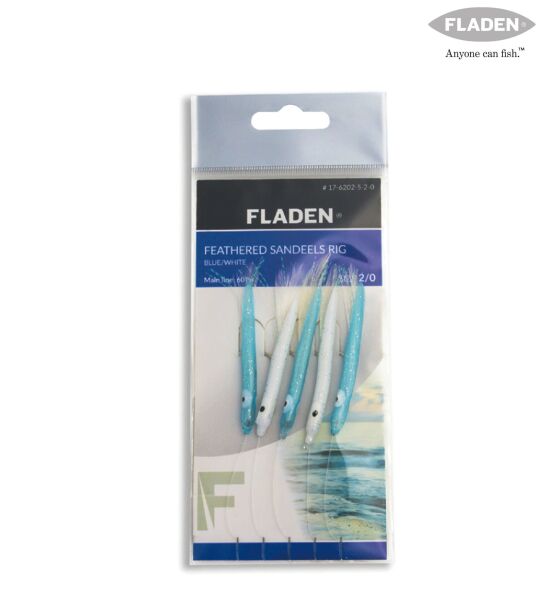 FLADEN SABIKI FEATHERED  BLUE/WHİTE 2/0 5K
