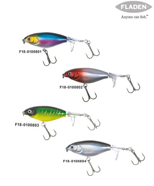 FLADEN CONRAD TOPWATER SPLASHER 8 CM 5GR 02 - Fladen