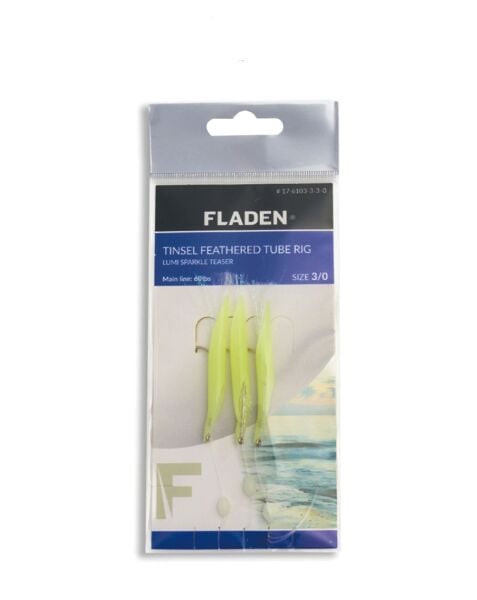 FLADEN SABIKI TINSEL FEATHERED TUBE LUMİ 3/0 3K