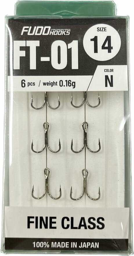 2230 FUDO TREBLE FINE CLASS #14 NIKEL 6P