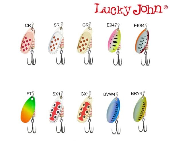 Lucky John Spin X Round Döner Kaşık 11 Gr No:4 SR