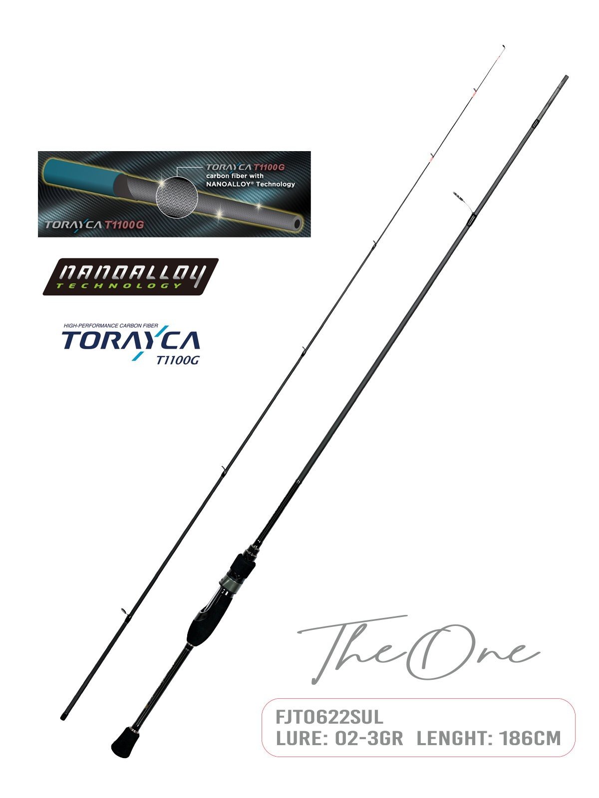 Fujin Fujin TheOne 186cm 02-3gr LRF Kamışı 622SUL
