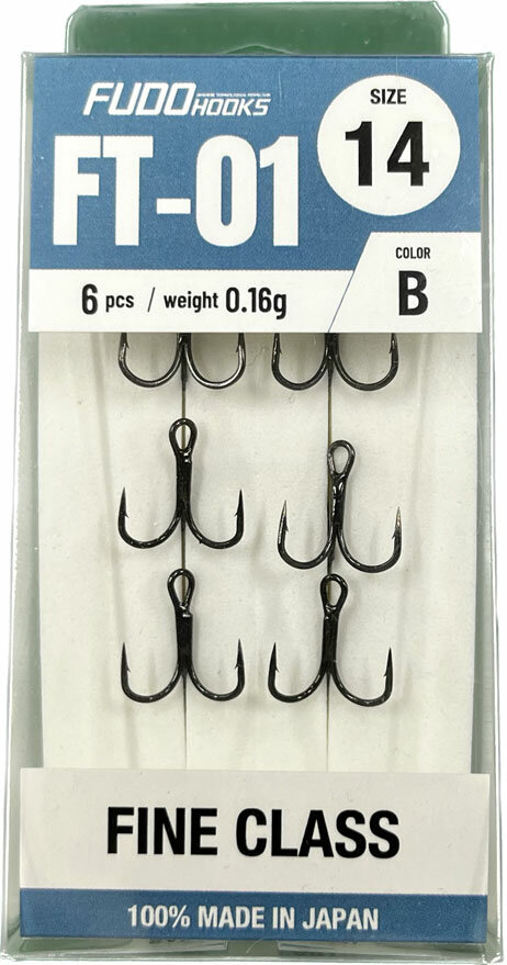 2231 FUDO TREBLE FINE CLASS #10 BLACK NIKEL 7P