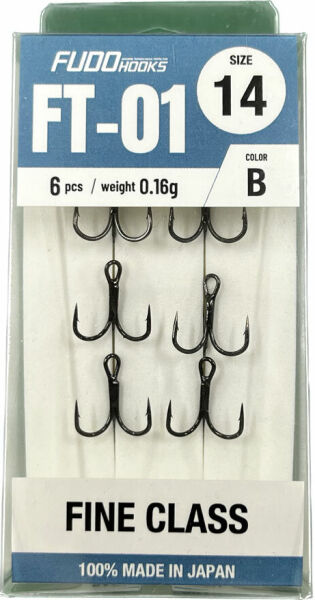 2231 FUDO TREBLE FINE CLASS #6 BLACK NIKEL 7P