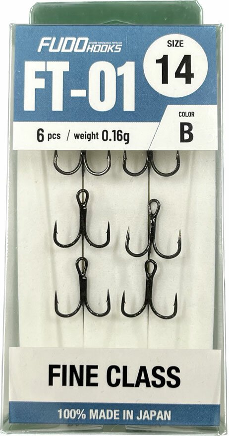 2231 FUDO TREBLE FINE CLASS #4 BLACK NIKEL 7P