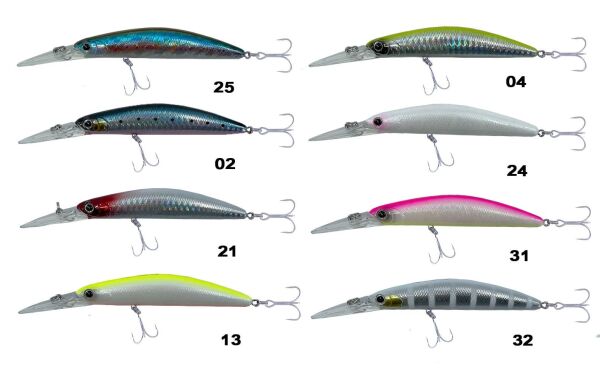 Kendo Deep Minnow 95mm 13gr Sahte Balık