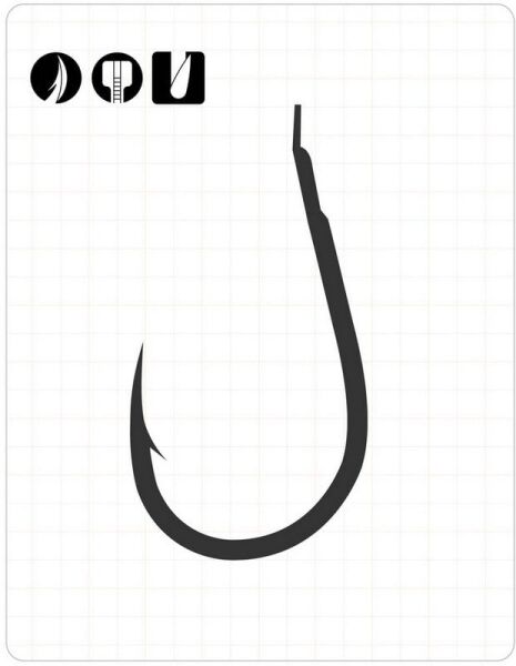 Fudo 0001 Delta Chinu Tırtıklı Pala Black Nikel İğne 8