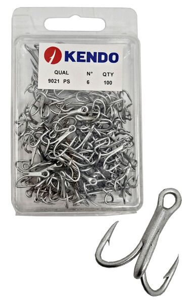 Kendo 9021 PS Faultless Treble 100 Adet 3 lü Çarpma İğnesi