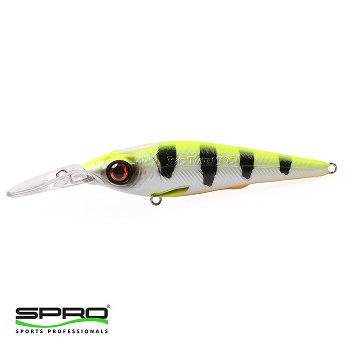 SPRO Iris Twitchy HL Hot Perch 7,5CM 8,5G Sert Yem