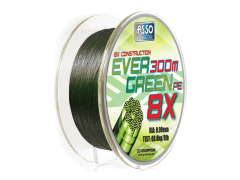 Asso Ever Green 8 Örgü Mumlu İp Misina 300MT NO: 0,24MM / 300MT. / 30,00 LB