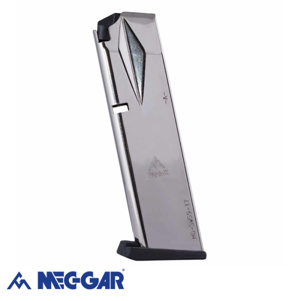 MEC-GAR S&W 5906 17 Rd Beyaz Tabanca Şarjörü