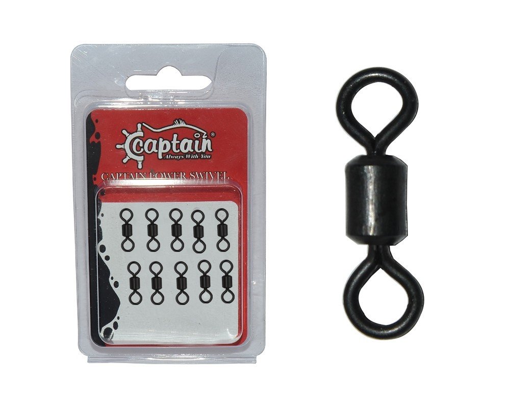 Captain 5006 Rulmanlı Fırdöndü 10'lu Paket Mat Black