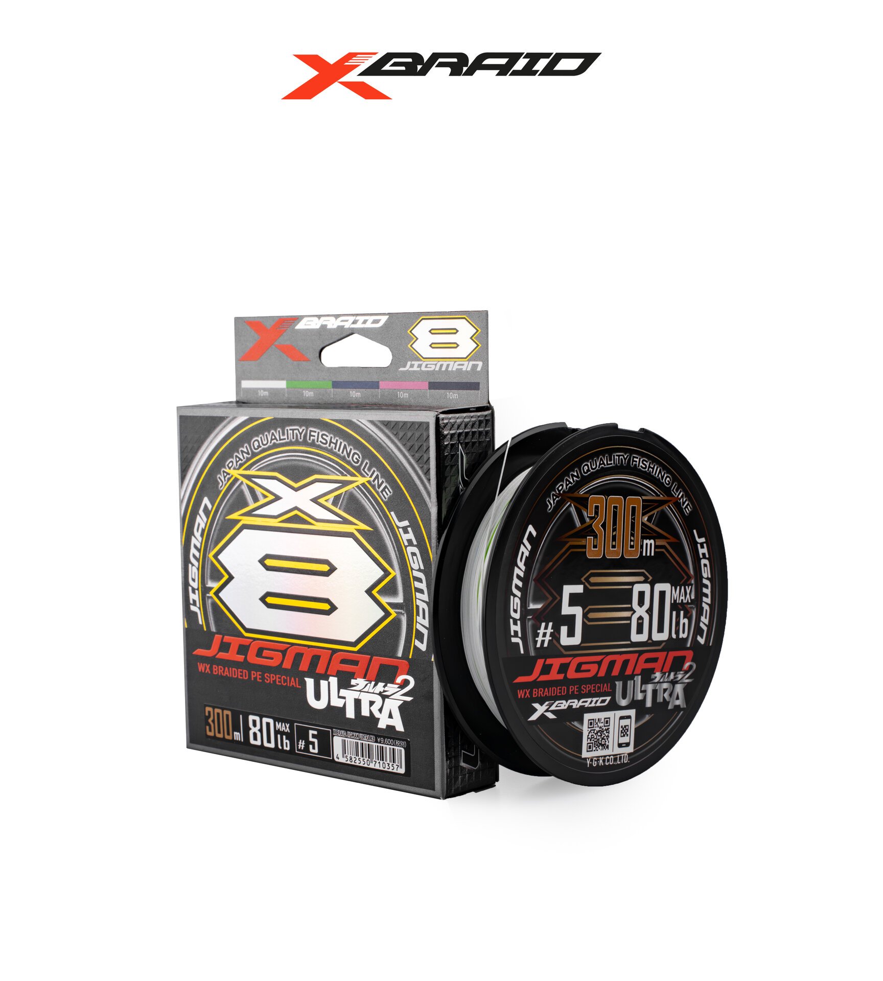 YGK X005 JIGMAN ULTRA PE X8 300M 36KG 0.37 MULTİCOLOR
