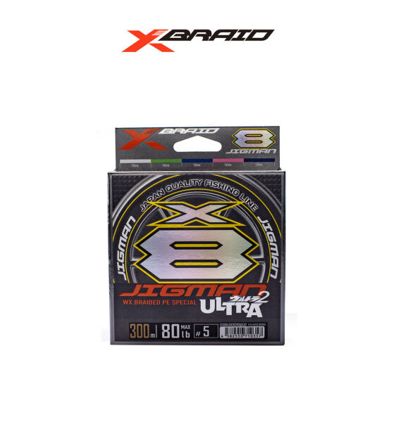 YGK X005 JIGMAN ULTRA PE X8 300M 36KG 0.37 MULTİCOLOR
