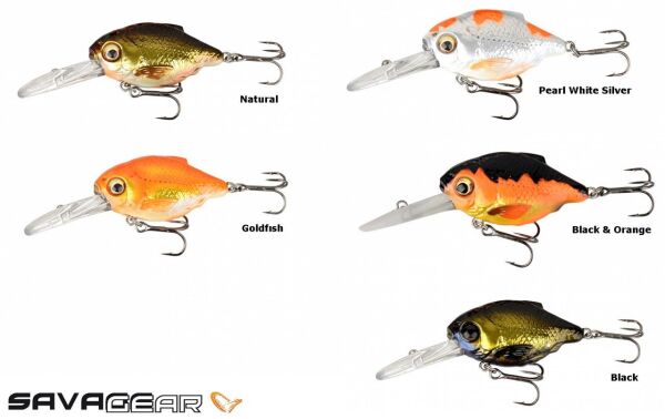 Savage gear 3D Crucian Crank 3,4 cm 3,4 gr SR DR Sahte Balık