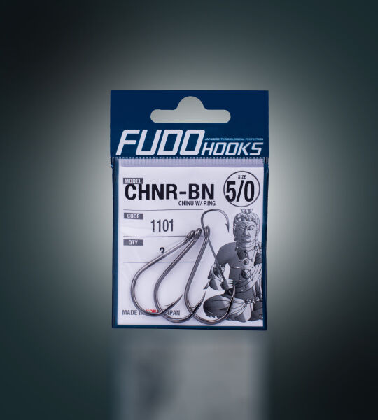 1101 CHINU W/RING #5/0 BLACK NIKEL 3P