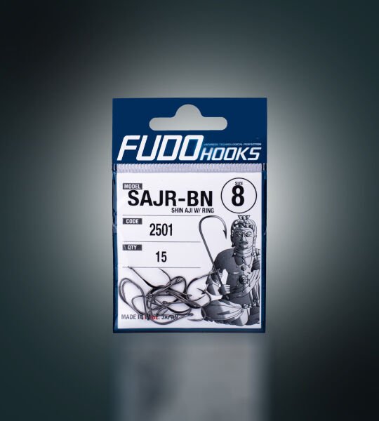 2501 SHIN-AJI W/ RING #8 BLACK NIKEL 14P