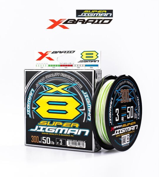 YGK X013 SUPER JIGMAN PE X8 300M 23KG 0.28 MULTICOLOR