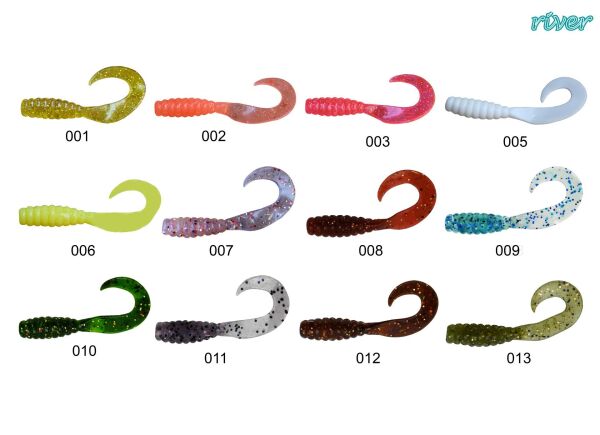 TWISTER TAIL, 6 CM,10P