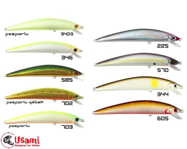 Usami Now 120F-SR 17 G Maket Balık 570