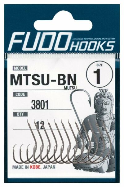 3801 MUTSU #2/0 BLACK NIKEL 10P