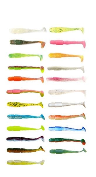 Lucky John Tioga 2.9'' (7.36 cm) 7P Silikon Yem