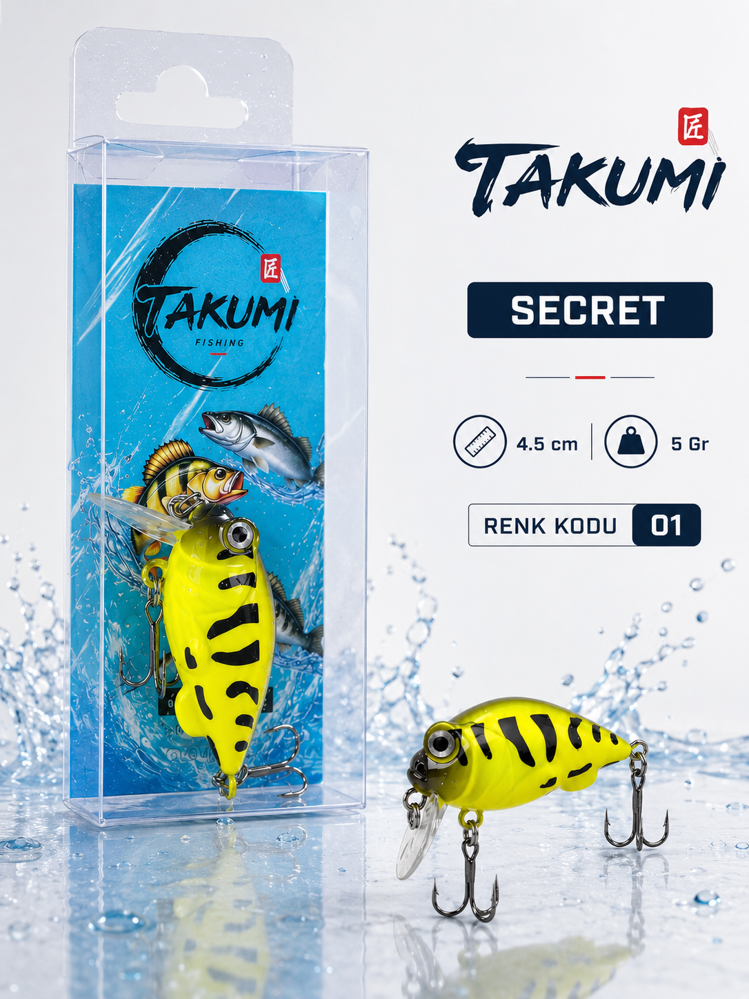 TAKUMİ SECRET 4.5 CM 5 GR COLOR : BEE